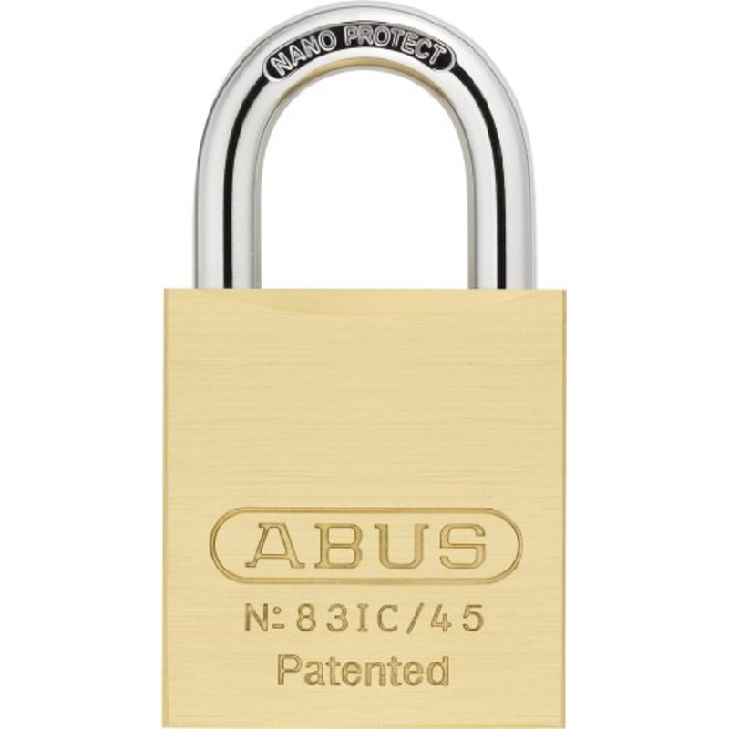 ABUS 83IC/45 Small Format Interchangeable Core Padlock – Core/Cylinder Not Included