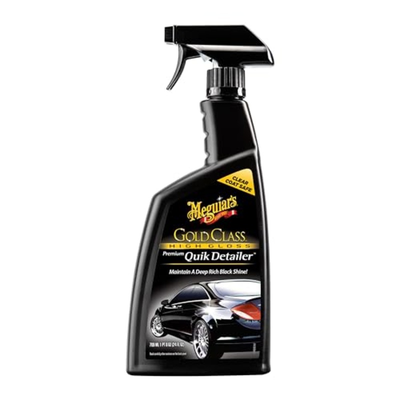Meguiar’s G7624 Gold Class High Gloss Premium Quik Detailer – 24 Oz Spray Bottle