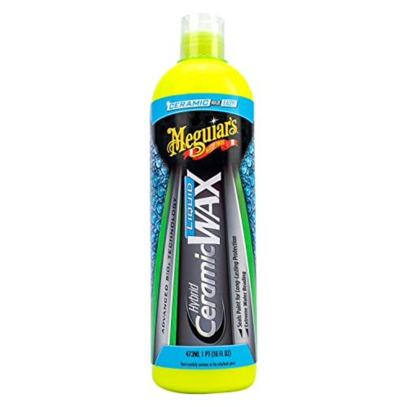 Meguiar’s Hybrid Ceramic Liquid Wax, Meguiar’s Hybrid Ceramic Wax with Advanced SiO2 Hybrid Technology – 16 Oz Bottle
