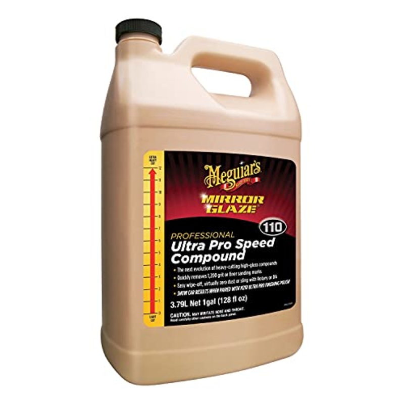 Meguiar’s M11001 Mirror Glaze Ultra Pro Speed Compound – 1 Gallon Container