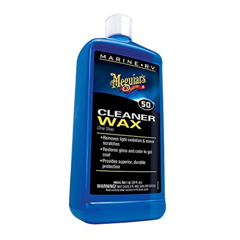 Meguiar’s M5032 Marine/RV One Step Cleaner Wax – 14 Count of 32 Oz Bottles
