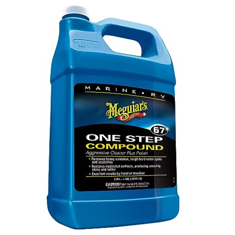Meguiar’s M6701 Marine/RV One Step Compound 1 Gallon