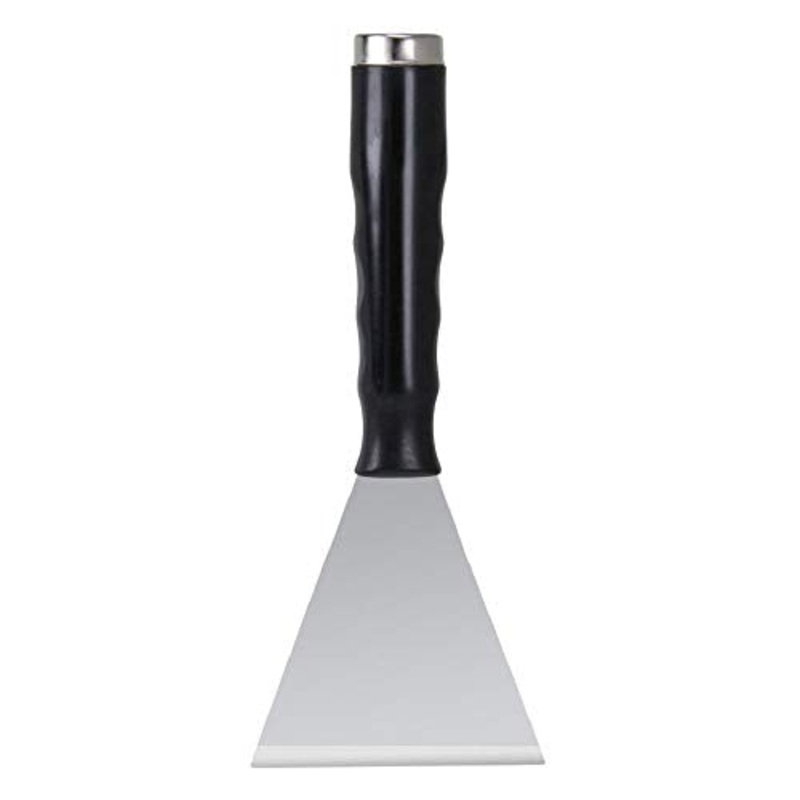 Warner Manufacturing Warner Tool 10738 4 SS Blade Pole Scraper w/Threaded Handle, 4 Straight, Multicolor