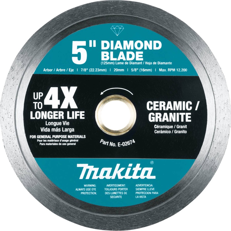 5 Diamond Blade, Continuous Rim, General Purpose