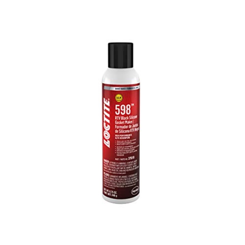 Loctite Automotive RTV Silicone Gasket Maker Black SI 598 – High-Temp, Sensor-Safe, Non-Corrosive, Fast Cure – 8.75 oz Aerosol Can, 1 Pack