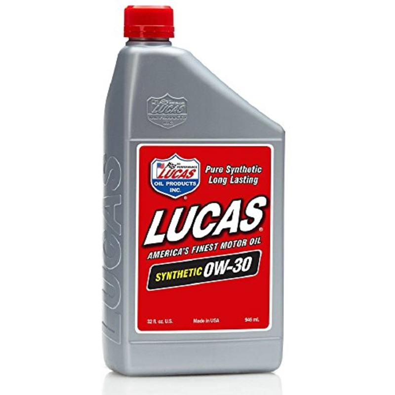 Lucas Oil 10179 Synthetic High Performance 0W-30 Motor Oil – 1 Quart Bottle