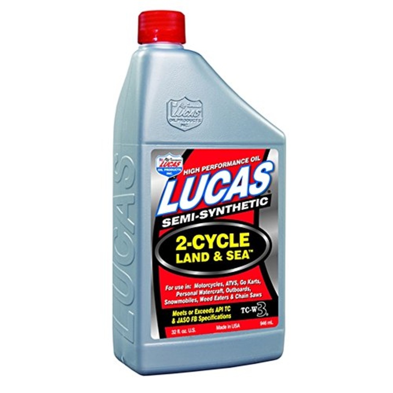 Lucas Oil 10467 Land and Sea 2-Cycle Oil – 1 Quart