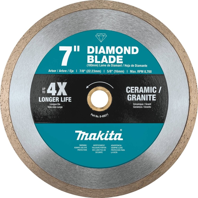 Makita B-69571 – 7 Diamond Blade, Continuous Rim, General Purpose