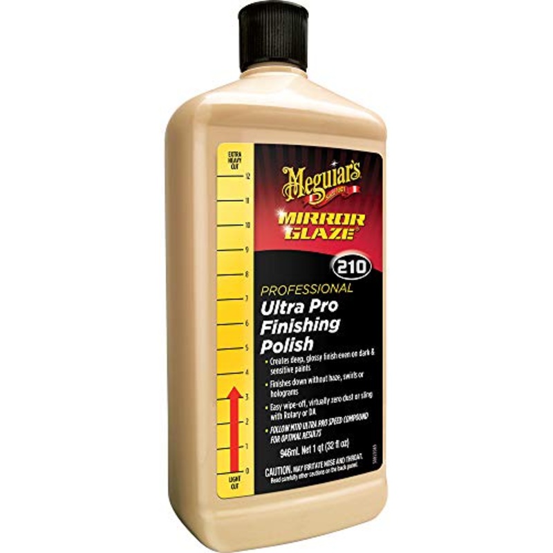 Meguiar’s Professional Ultra Pro Finishing Polish M21032 – Achieve a Mirror-Like Finish on Your Car – Remove Swirls and Holograms While Increasing Goss and Shine, 32 Oz (Packaging May Vary)