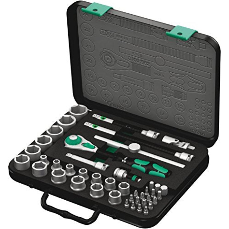 Wera – 5003594001 8100 SB 2 Zyklop 3/8 Metric Ratchet Set ( Piece of 43)