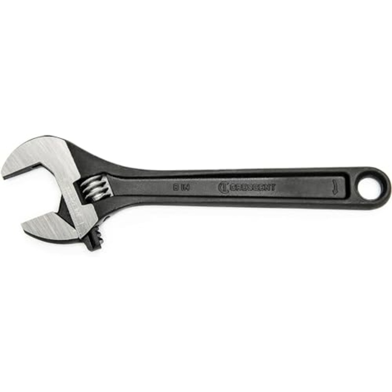 Crescent 8 Adjustable Black Oxide Wrench, Bagged – AT28BK