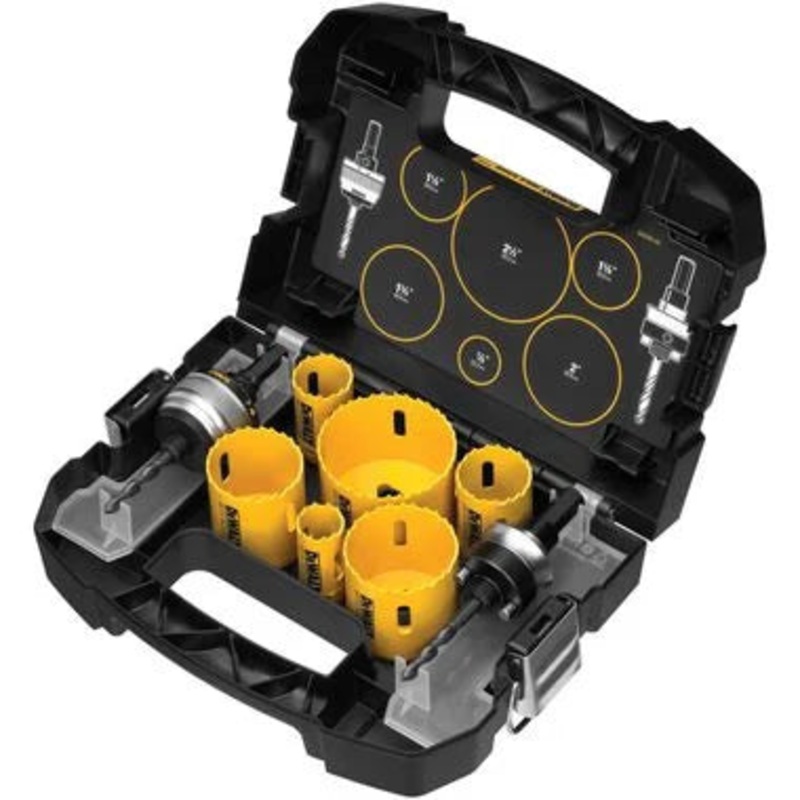 DEWALT (D180002) 9 Piece Electrician’s Hole Saw Kit