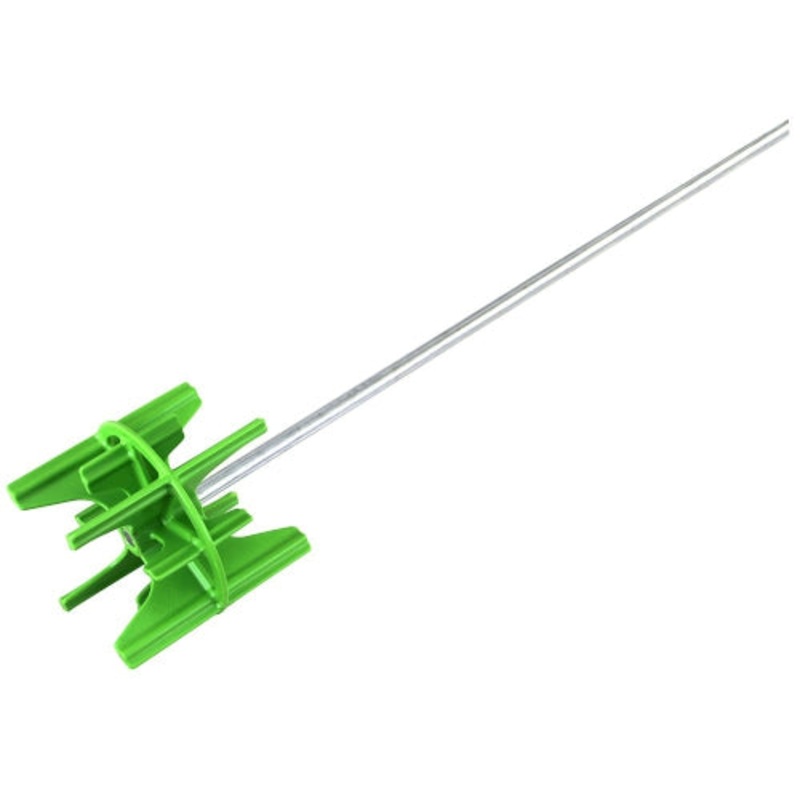 Warner 5-Gallon Plastic Paint Mixer, 15 Round Metal Shaft, Fits 3/8 Drill, 18, Multicolor