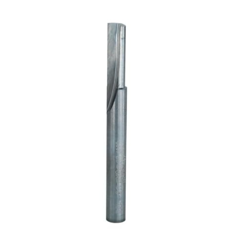 Freud 03-136: 1/4 (dia.) Single Flute Straight Bit with 1/4 shank, 3/4 carbide height