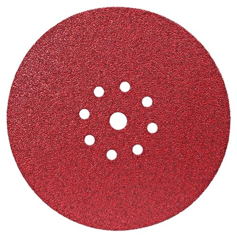 Makita 9 Round Abrasive Disc, Hook & Loop, 40 Grit (Pack of 25)