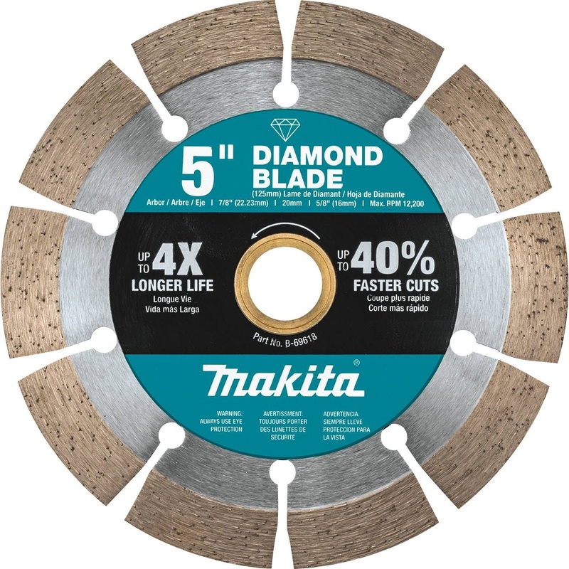 Makita B-69618 – 5 Diamond Blade, Segmented, General Purpose