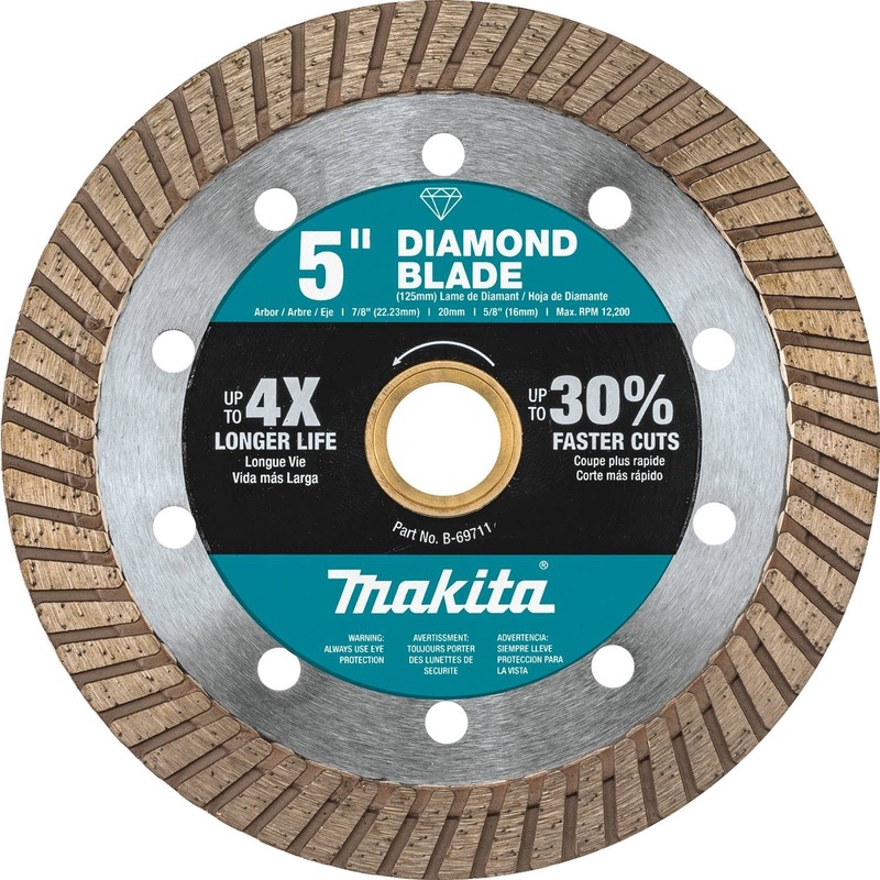 Makita B-69711 – 5 Diamond Blade, Turbo, General Purpose