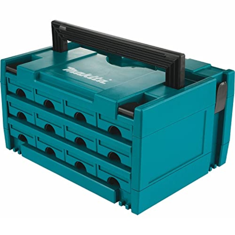 Makita P-84327 MAKPAC 12 Drawer Interlocking Case, 8-1/2 x 15-1/2 x 11-5/8