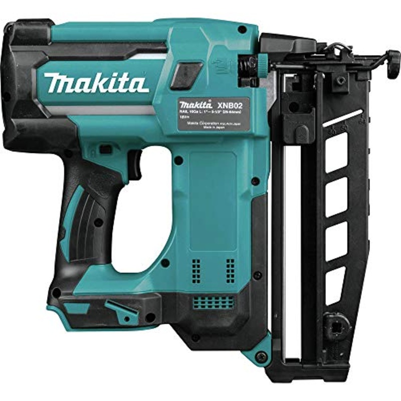 Makita XNB02Z 18V LXT Straight Finish Nailer, 16 Gauge, 2-1/2