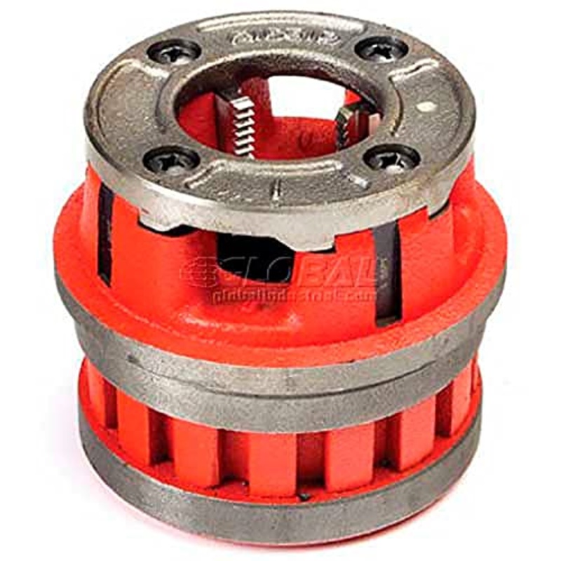 Ridgid 37530 Manual Threading/Pipe and Bolt Die Heads Complete W/Dies – 12R 3/4 HS NPT D H C F/S