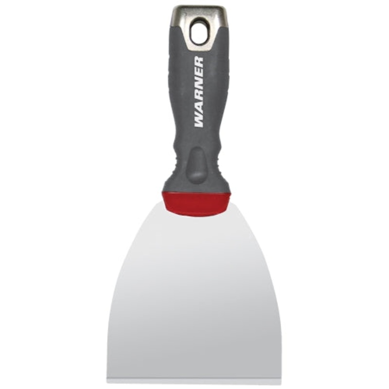 Warner 4 Pro-Grip Stiff Broad Knife, Stainless Steel with Hammer Cap
