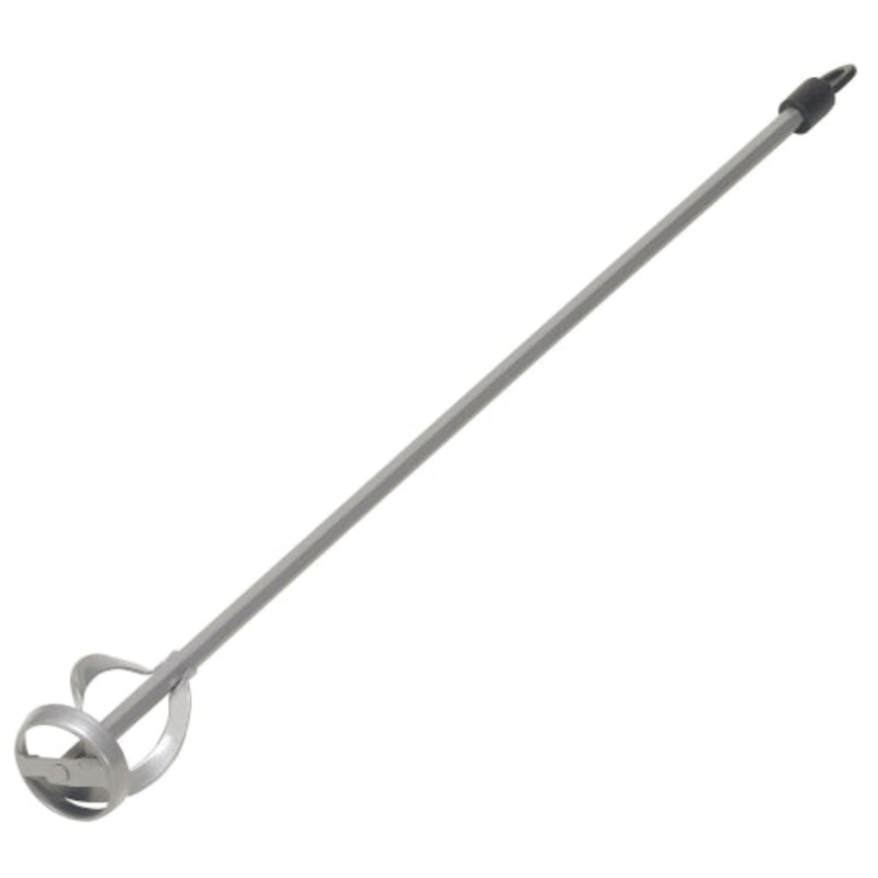 Warner 5-Gallon Paint/Epoxy Mixer, 1-3/4 Spiral Blade, 18-3/4 Long Shaft, Fits 3/8 Drill, Multicolor