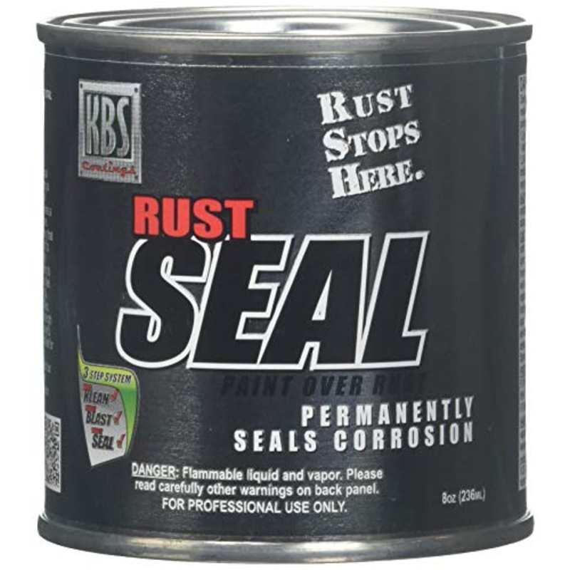 KBS Coatings 4202 Satin Black RustSeal – 8 fl. oz.