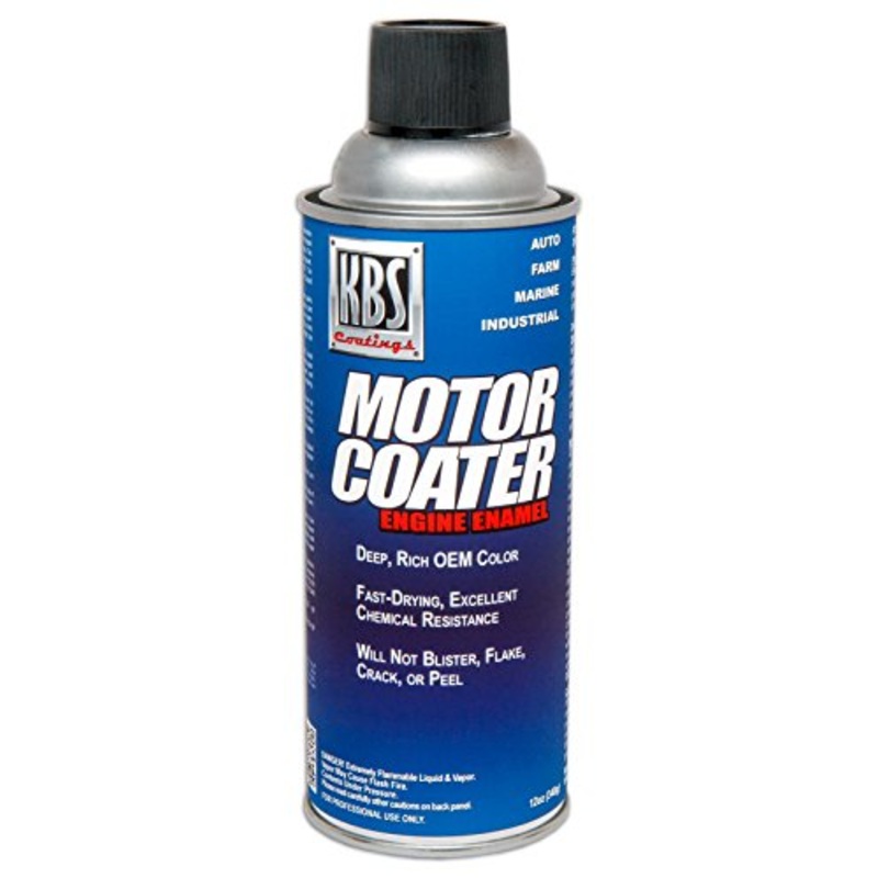 KBS Coatings 60109 Fire Red Motor Coater Engine Paint – 12 fl. oz.