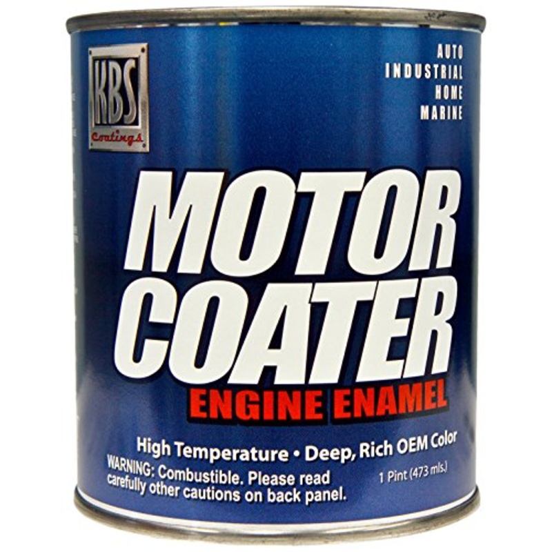 KBS Coatings 60308 Street Hemi Orange Motor Coater Engine Paint – 1 Pint