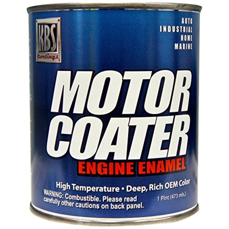 KBS Coatings 60330 64-67 Rampart Red Motor Coater Engine Paint – 1 Pint