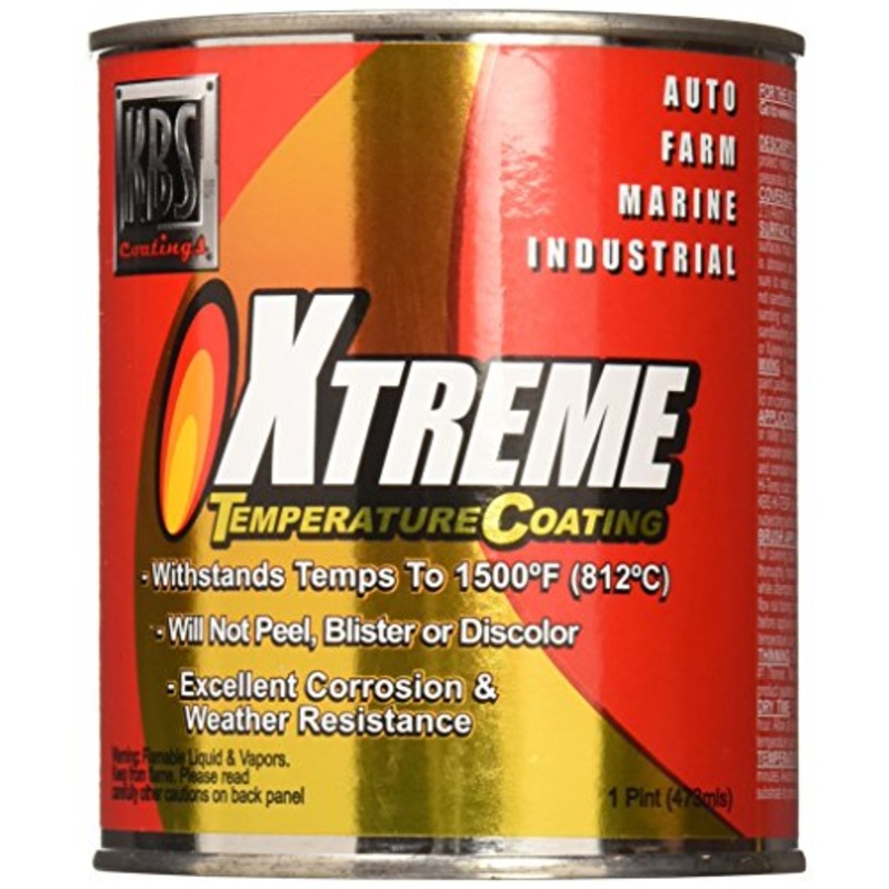 KBS Coatings 65310 Flame Blue Xtreme Temperature Coating – 1 Pint, 16 Fl Oz (Pack of 1)