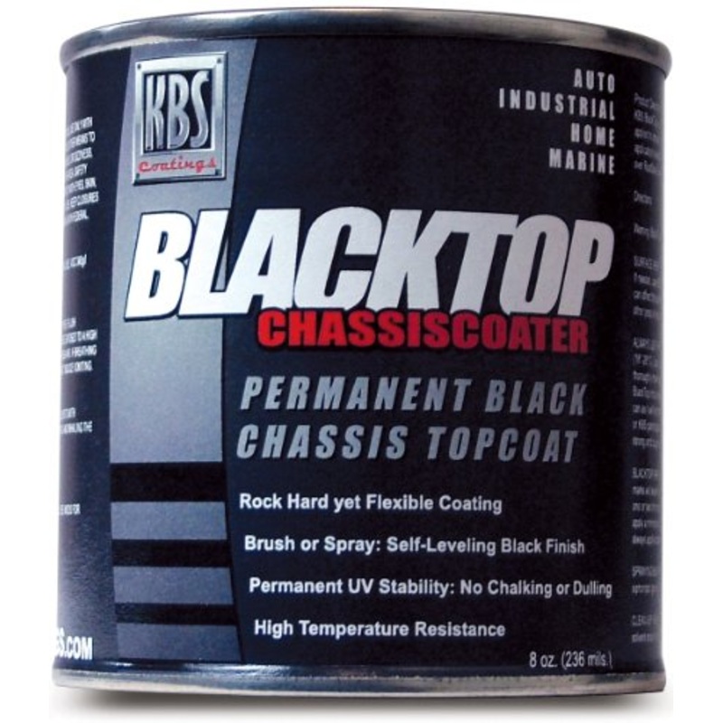 KBS Coatings 8201 Gloss Black BlackTop Chassis Paint – 8 fl. oz.