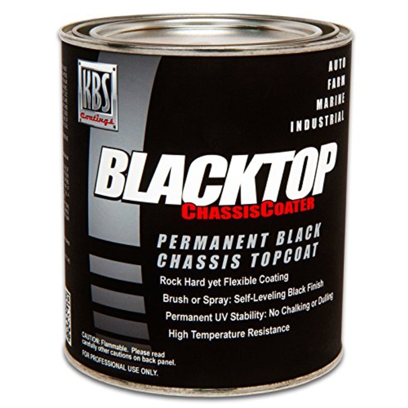 KBS Coatings 8312 Flat Black BlackTop Chassis Paint – 1 Pint