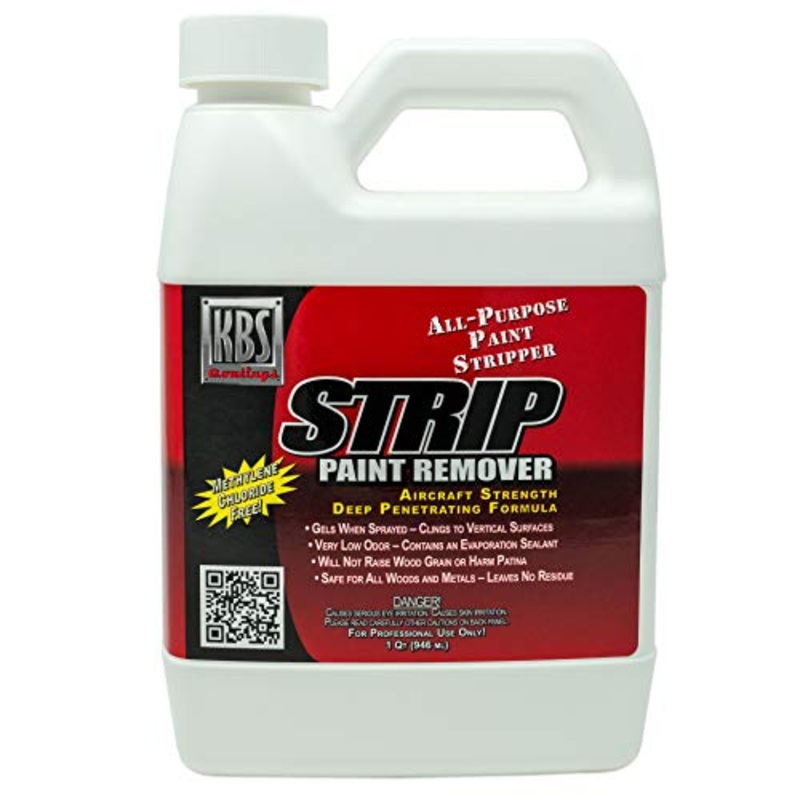 KBS Strip Quart – Paint Remover/Stripper Gel – Contains No Methylene Chloride – Clings To Vertical Surfaces