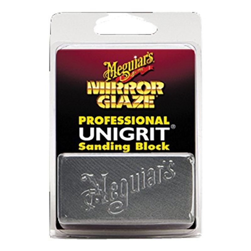Meguiar’s Professional Unigrit Sanding Block K1500-1,500 Grit – Car Sandpaper Block for Removal of Runs, Sags, and Other Small, Isolated Defects