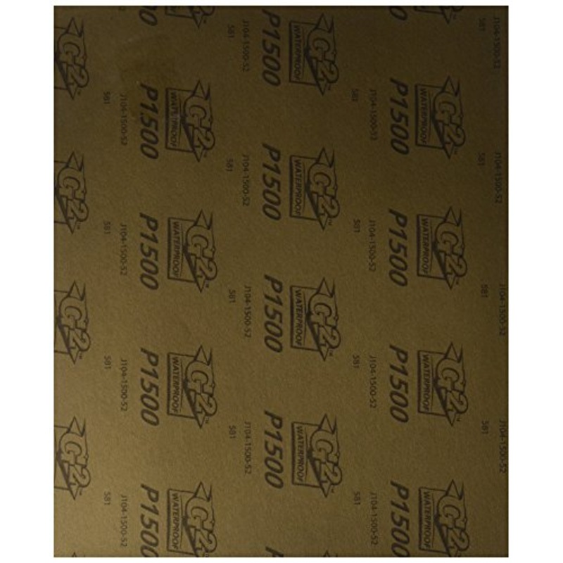 Gator 9 x 11 Waterproof Sanding Sheets, 1500 Grit, 25 Pack