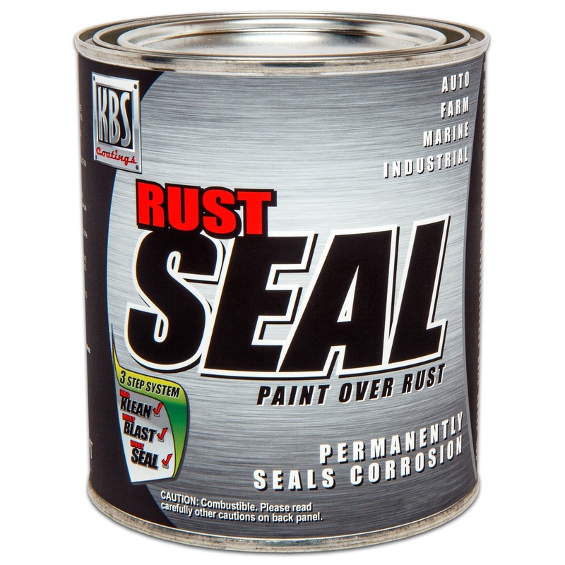 KBS Coatings | 4401 | KBS Coatings 4401 Gloss Black RustSeal – 1 Quart, Covers 50 sq ft, Proven Rust Prevention