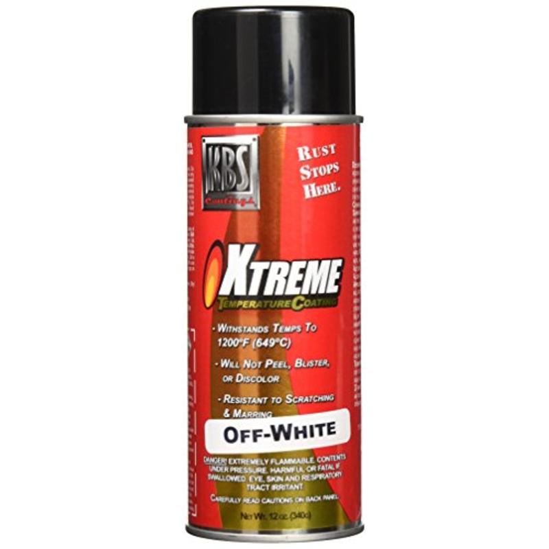 KBS Coatings 65108 Off-White Xtreme Temperature Coating – 12 fl. oz.