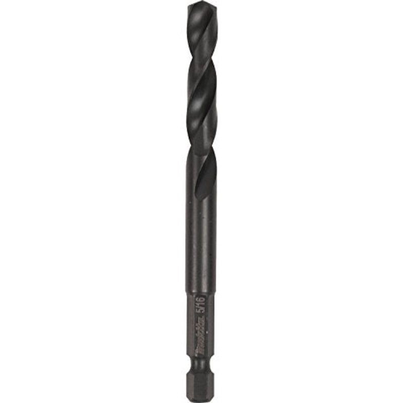 Makita A-97829 5/16 Black Oxide Drill Bit, 1/4 Hex Shank