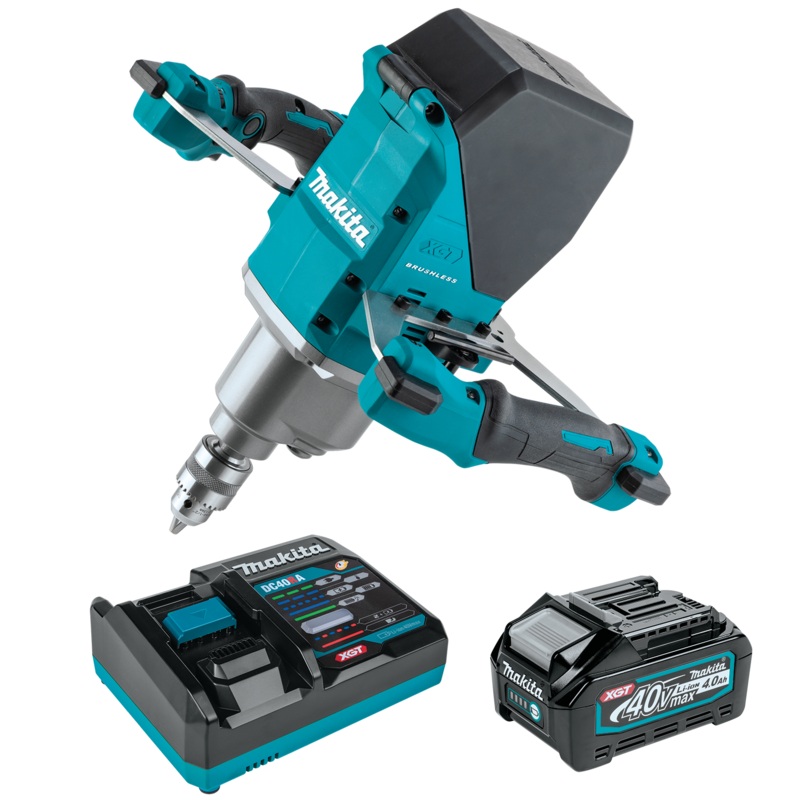 Makita (GTU01M1) 40V Max XGT Brushless Cordless 1/2 In. Mixer Kit