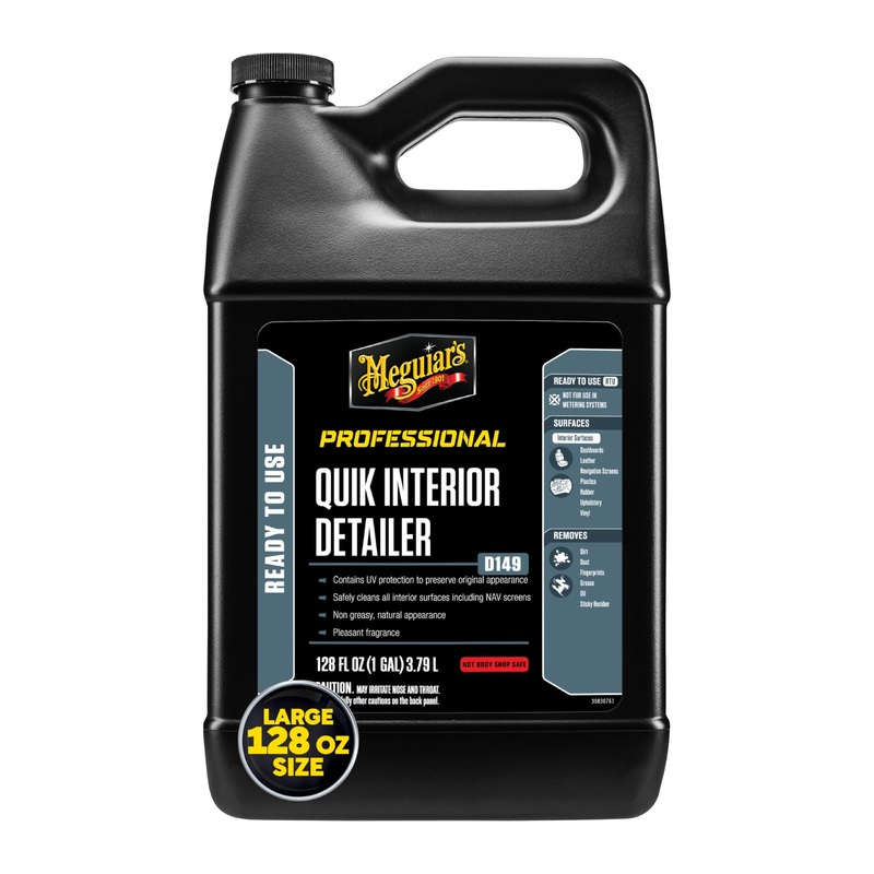 Meguiar’s | D14901 | Meguiar’s D14901 Detailer Quik Interior Detailer 3.79L safely cleans all interior surfaces
