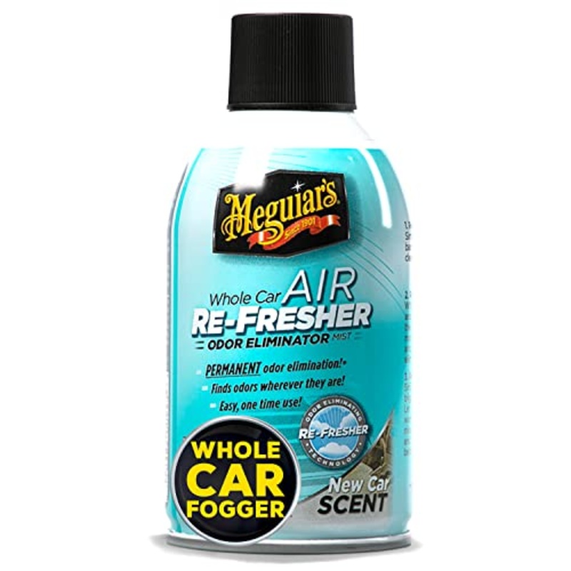 Meguiar’s G16402 Whole Car Air Re-Fresher Odor Eliminator Mist, New Car Scent, 2 Fluid Ounces