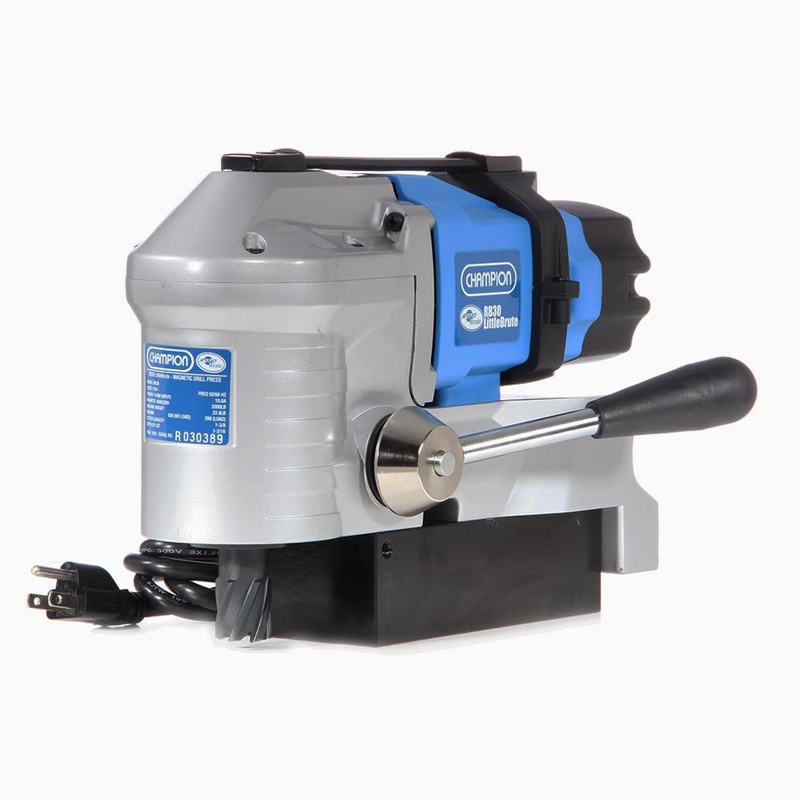 RotoBrute | RB30 | Champion Cutting Tool RotoBrute RB30 LittleBrute Low Profile, Lightweight, Portable Magnetic Drill Press: Up to 1-3/8 Diameter, 1-3/16 Depth of Cut