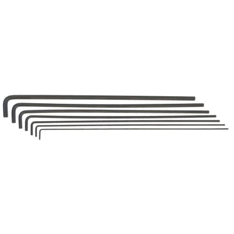 Bondhus 25445 Hex L-Wrenches with 12 Long Arm, Set of 7