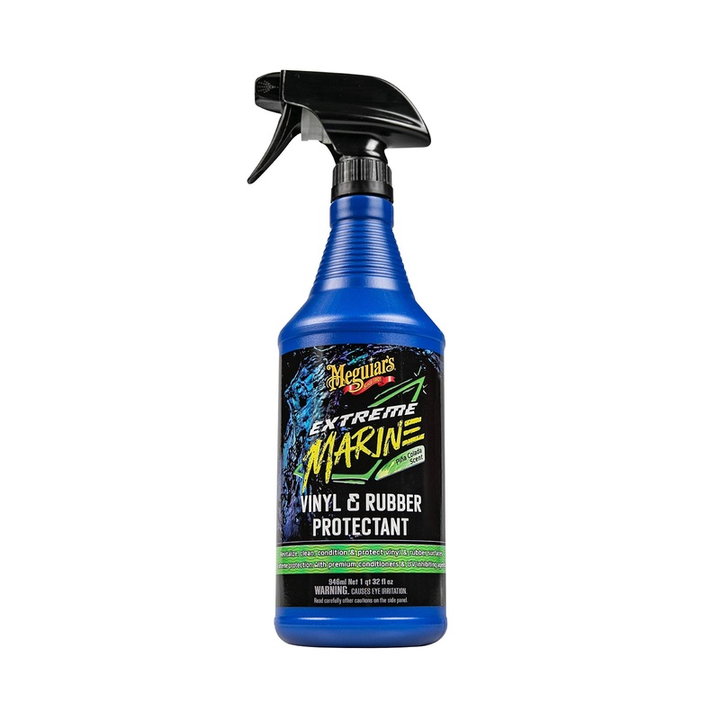 Meguiar’s | M180132 | Meguiar’s Extreme Marine Vinyl & Rubber Protectant M180132 – Premium RV and Marine Vinyl and Rubber Protectant, Long-Lasting UV Protection, 32 Oz Spray