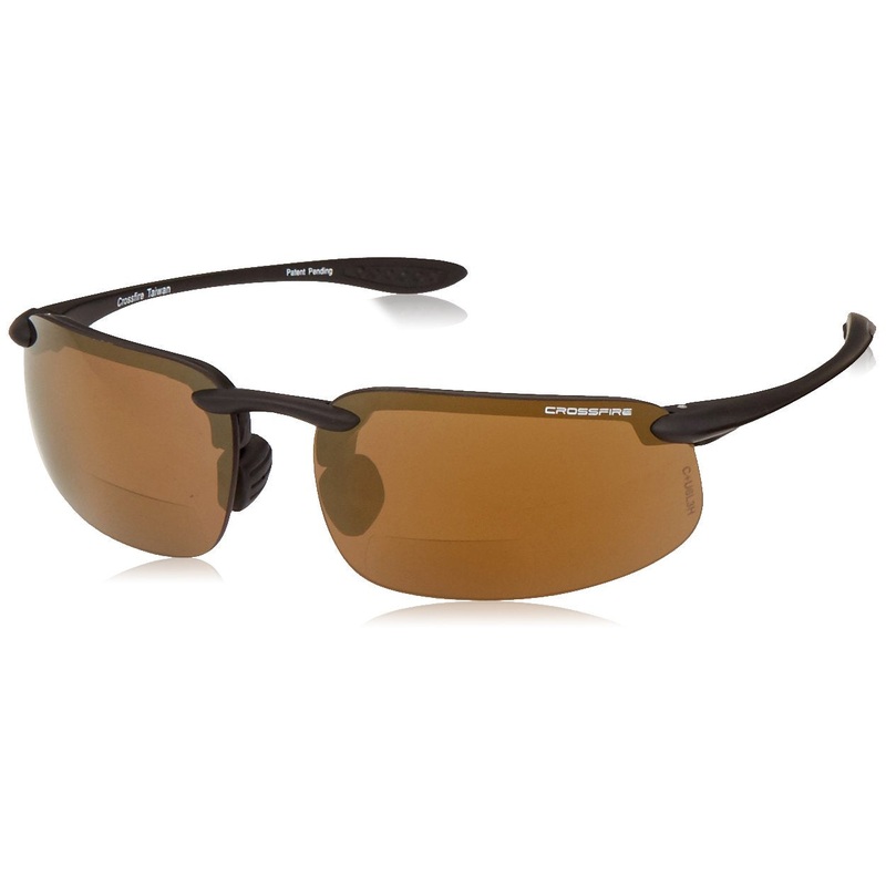 Radians Crossfire Safety Glasses Bronze 2.5 Diopter
