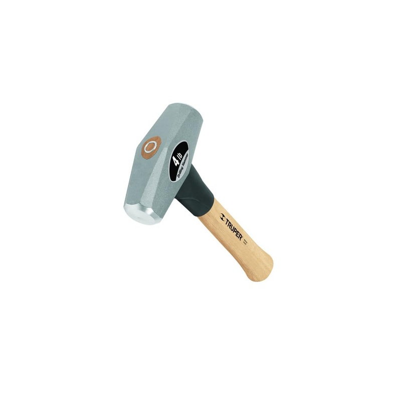 Truper 30949 4-Pound Drilling Hammer, 10-Inch Hickory Handle