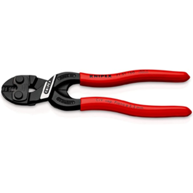 KNIPEX (7131160SBA) CoBolt S Compact Bolt Cut-Notched Blade