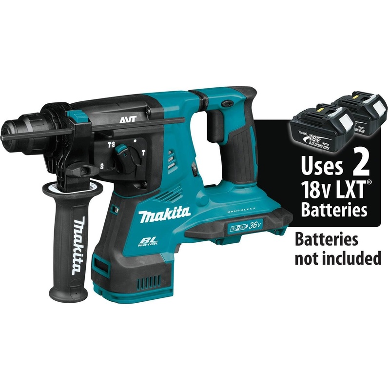 Makita 36V (18V X2) LXT Brushless 1-1/8 AVT Rotary Hammer, accepts SDS-PLUS bits (Bare Tool)