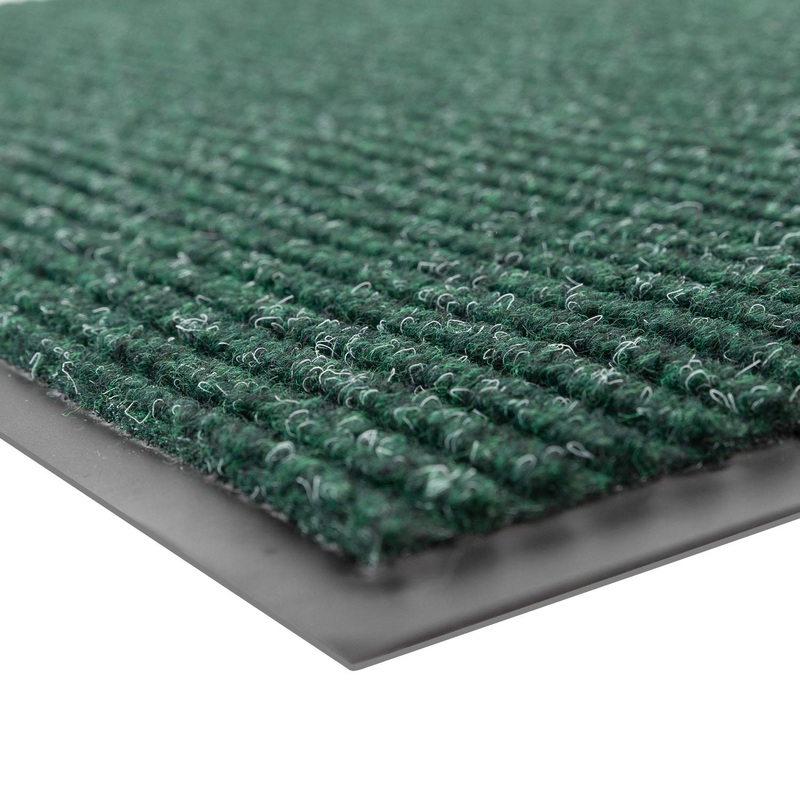 Notrax 109 Brush Step Carpeted Indoor/Outdoor Entrance Mat for Home or Office, 3′ X 6′, Absorbent Slip Resistant Heavy Duty Entry Mat, Slate Blue, 109S0036BU